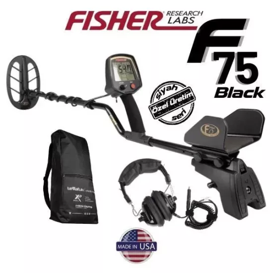 FISHER F75 BLACK-28CM DD BAŞLIKLI DEFİNE DEDEKTÖR