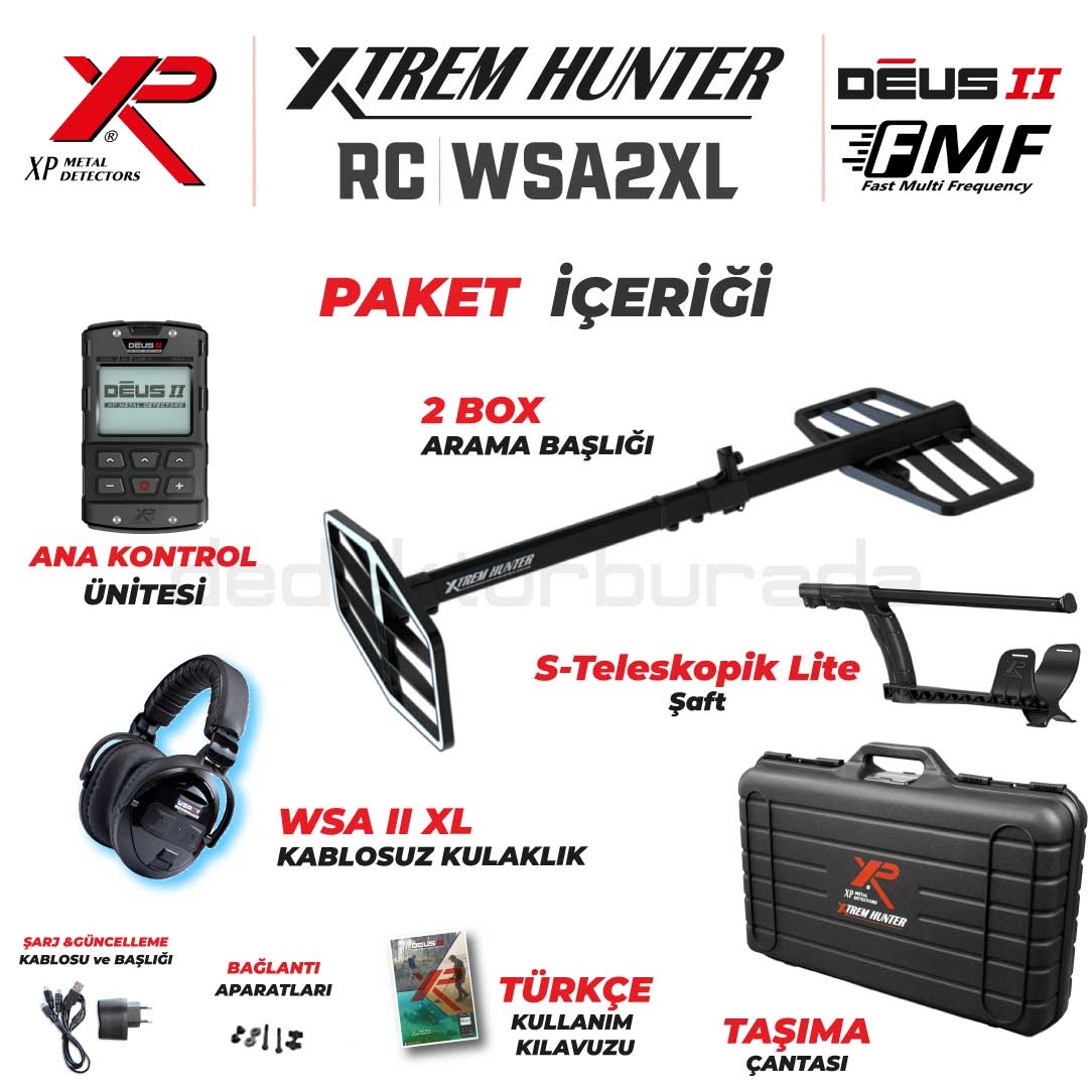 XP%20Xtrem%20Hunter%20Dedektör%20-%20Full%20Paket